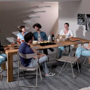 Tavolo-a-consolle-allungabile-A4-con-porta-prolunghe-incorporate-1-300x300 Tavoli consolle allungabili